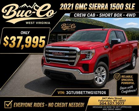 2021 GMC Sierra 1500 SLE Crew Cab Short Box 4WD