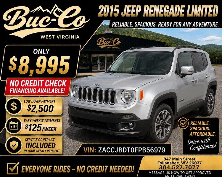 2015 Jeep Renegade Limited 4D SUV 4WD