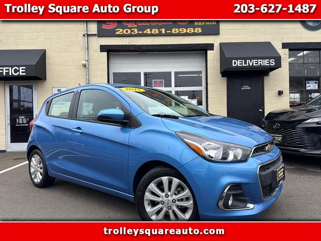Blue 2017 Chevrolet Spark 1LT FWD Hatchback Front-Wheel Drive Automatic