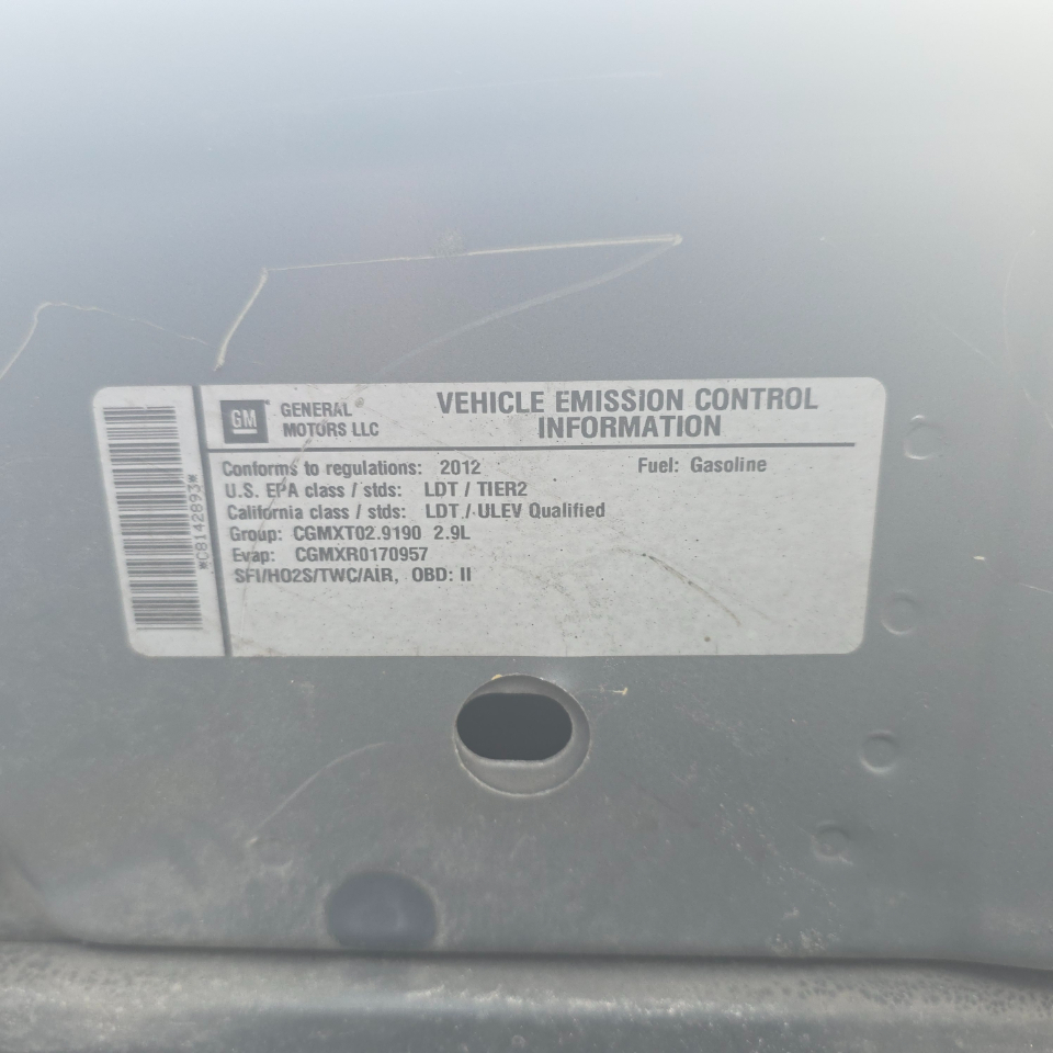 GMC Canyon SLE Ext. Cab 2WD 2012