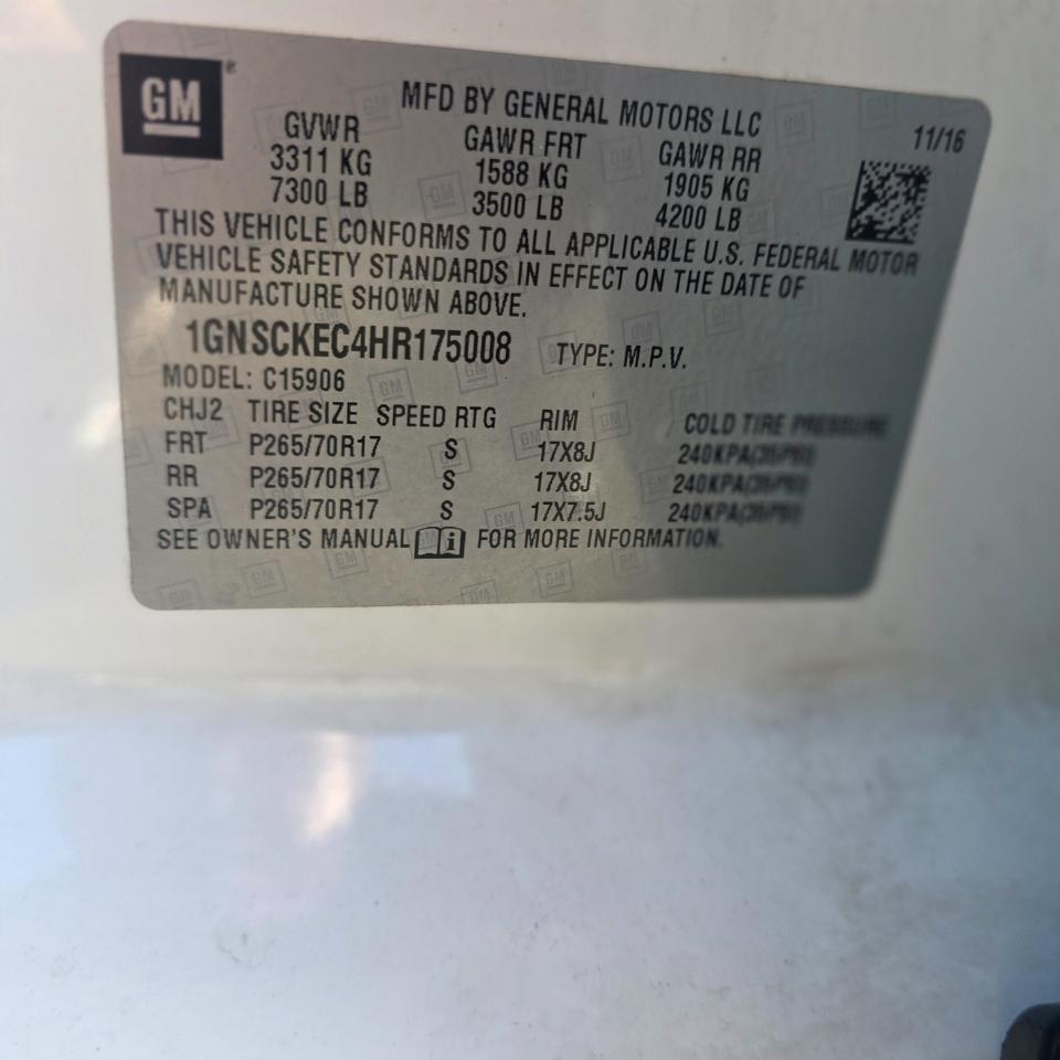 Chevrolet Suburban FL 2WD 2017