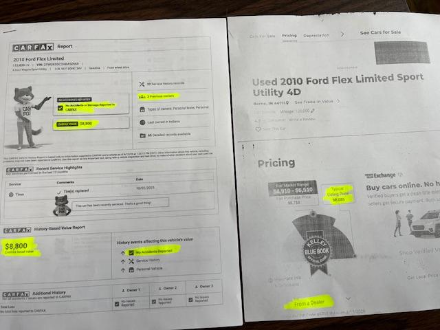 Ford Flex Limited FWD 2010