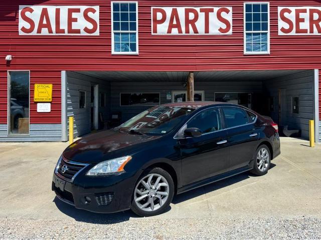Black 2013 Nissan Sentra SV Sedan Front-Wheel Drive Automatic