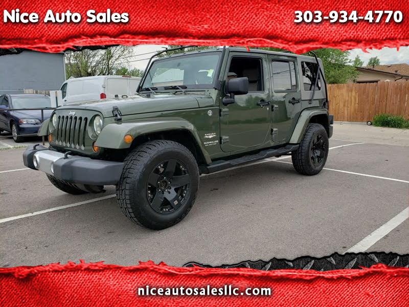 Used 2008 Jeep Wrangler Unlimited Sahara 4WD for Sale in Denver CO