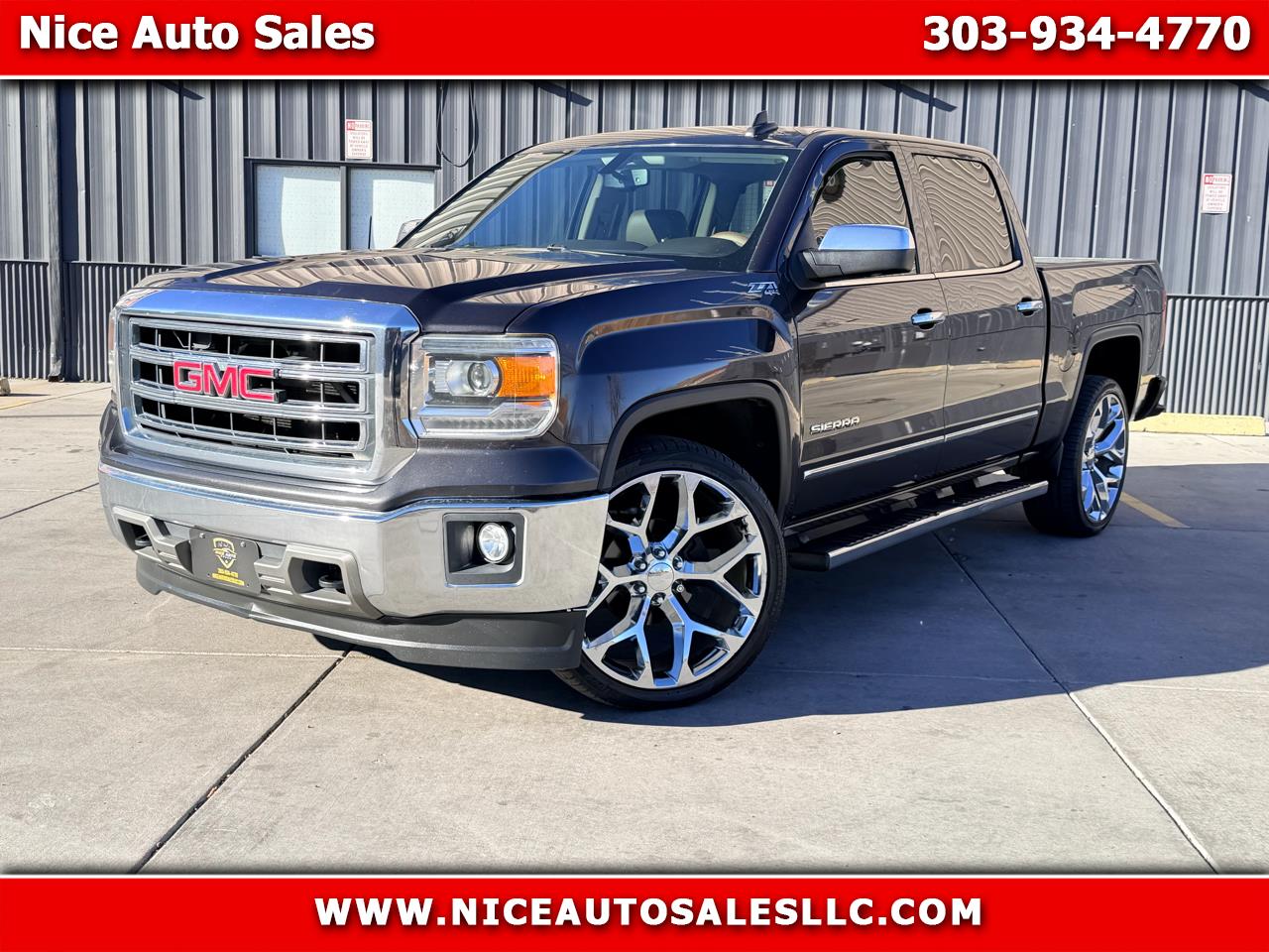 2015 GMC Sierra 1500 SLT Crew Cab Short Box 4WD