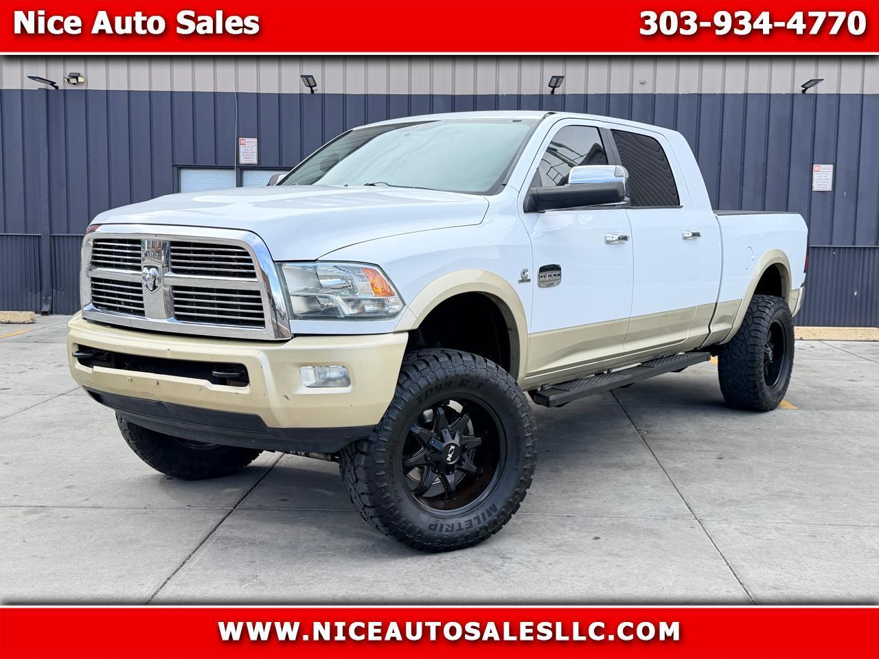 2012 RAM 2500 Laramie Longhorn Edition Mega Cab SWB 4WD