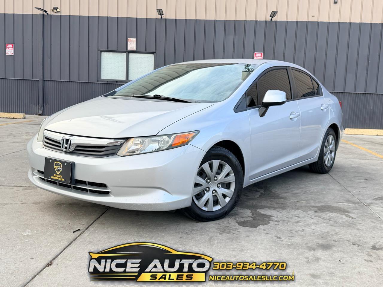 2012 Honda Civic LX Sedan 5-Speed AT