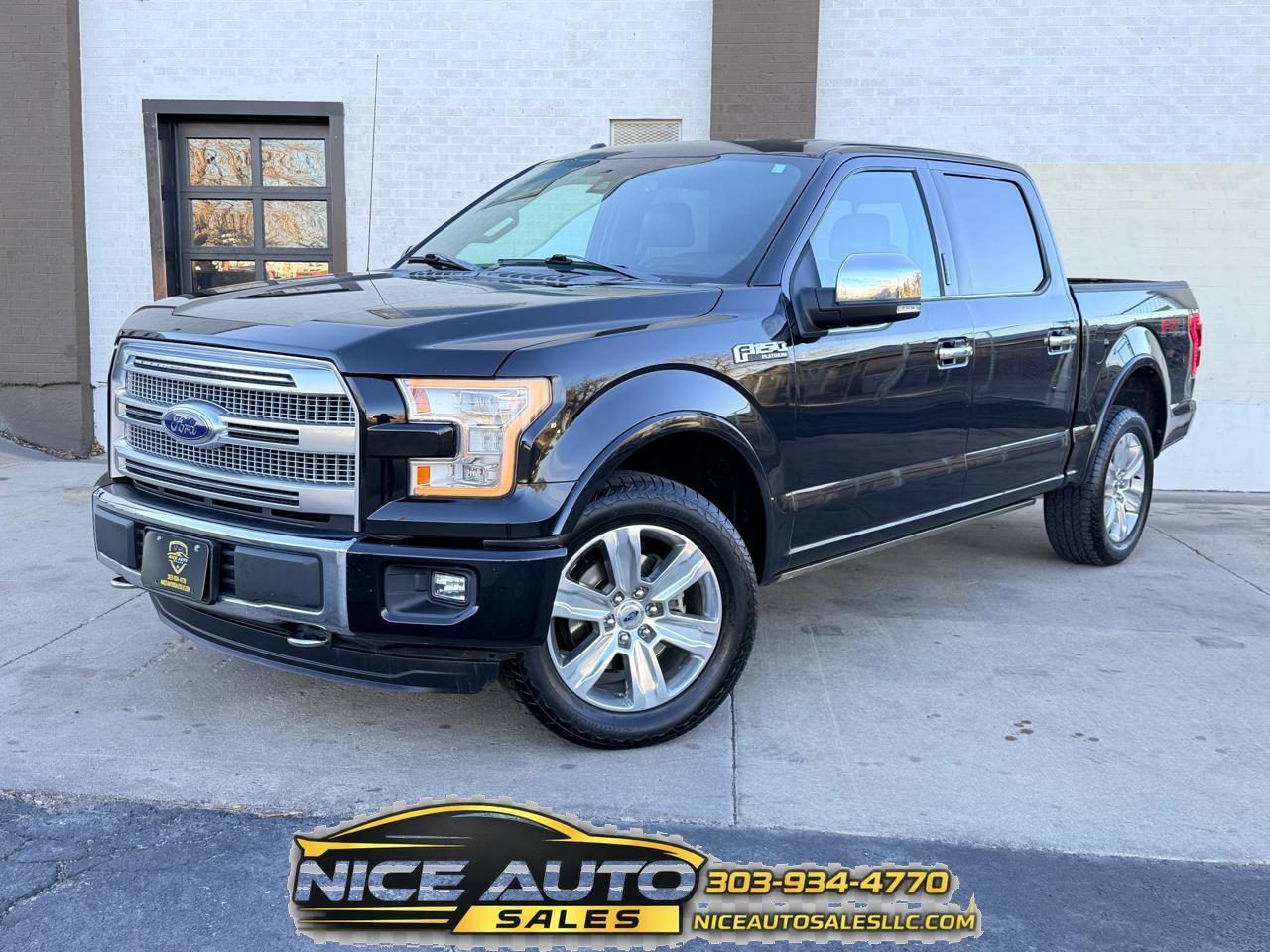 2015 Ford F-150 Platinum 4x4 Short Bed