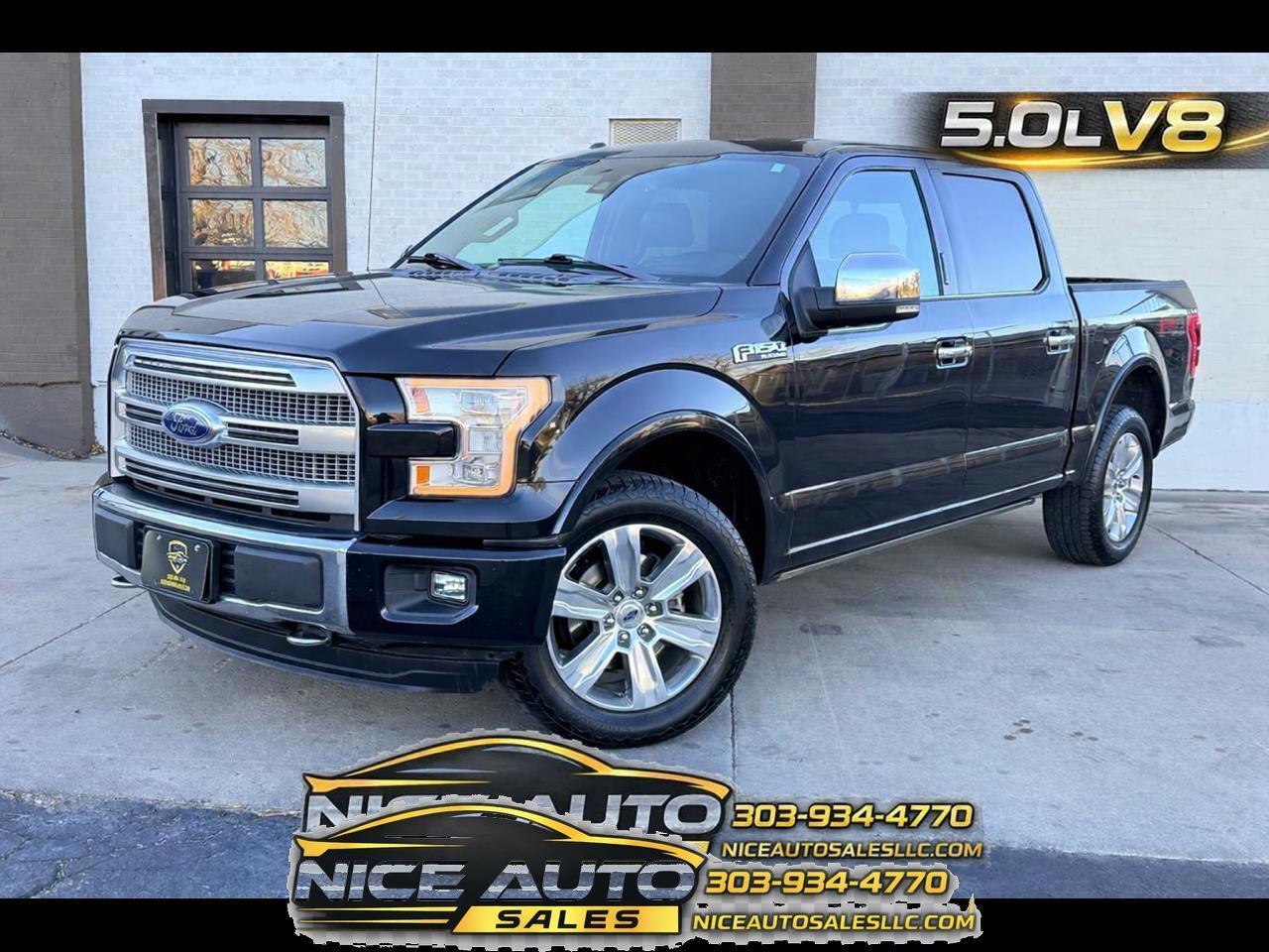 2015 Ford F-150 Platinum 4x4 Short Bed