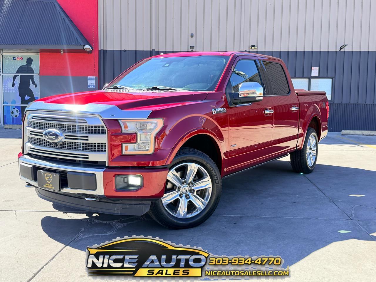 2015 Ford F-150 Platinum 4WD SuperCrew 5.5' Box