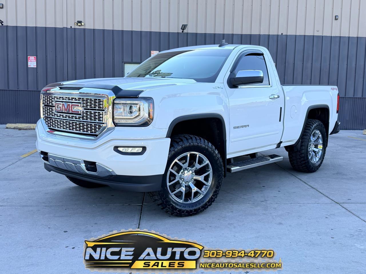 2016 GMC Sierra 1500 SLE Reg. Cab Short Bed 4WD