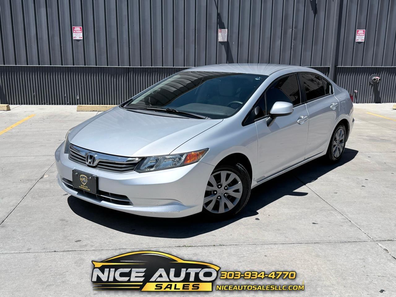 2012 Honda Civic LX Sedan 5-Speed AT