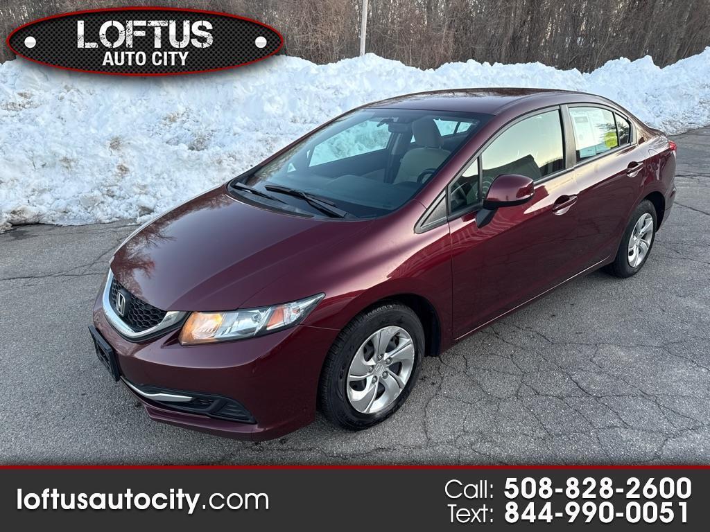 Honda Civic LX Sedan 5-Speed AT 2013