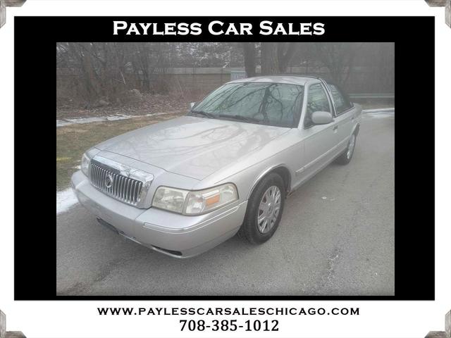 Silver 2007 Mercury Grand Marquis GS Sedan Rear-Wheel Drive 5-Speed Automatic
