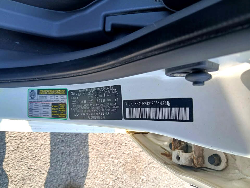 Kia Rio LX 4D Sedan 2009 Kia Rio LX 4D Sedan 2009
