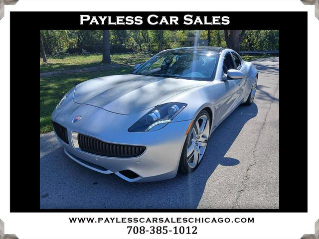 Silver 2012 Fisker Karma Sedan 4-Speed Automatic