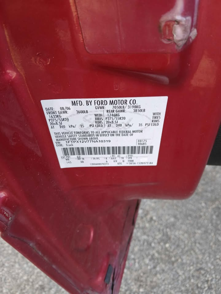 Ford F-150 2WD SuperCab 145" Lariat 2007