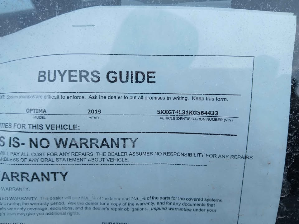 Kia Optima LX Auto 2019