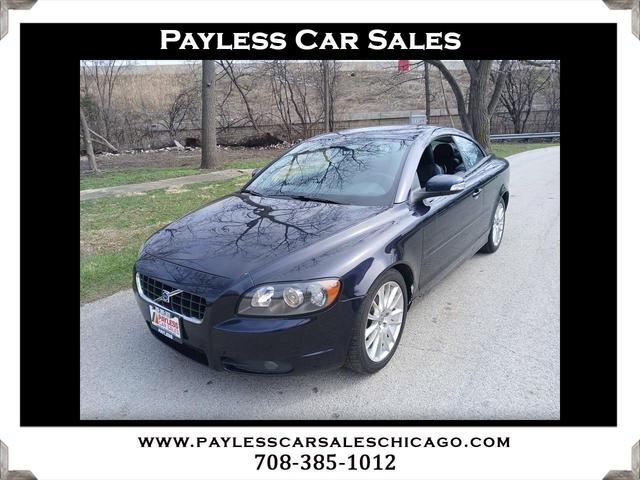 Blue 2008 Volvo C70 T5 Convertible Front-Wheel Drive 4-Speed Automatic