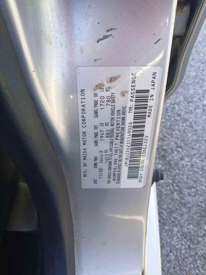 Mazda Protege 4dr Sdn LX Auto 2003
