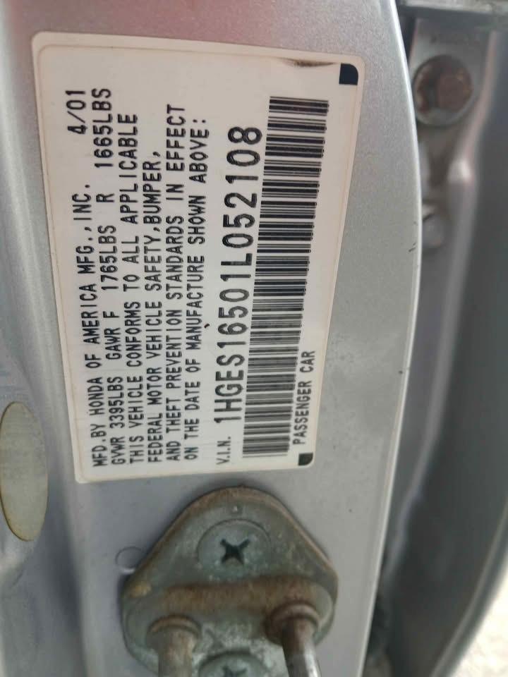 Honda Civic 4dr Sdn LX Auto 2001