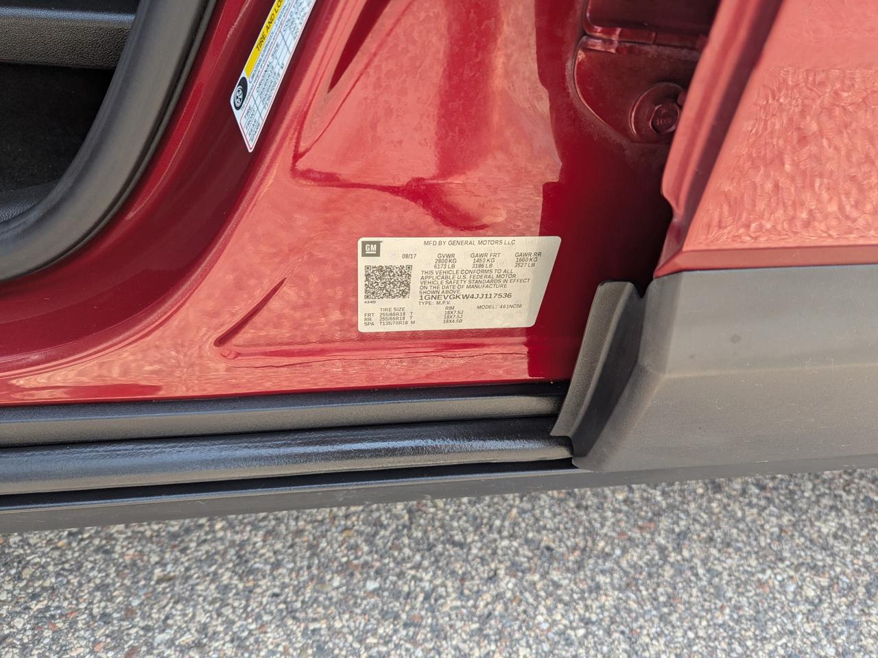Chevrolet Traverse LT Cloth AWD 2018