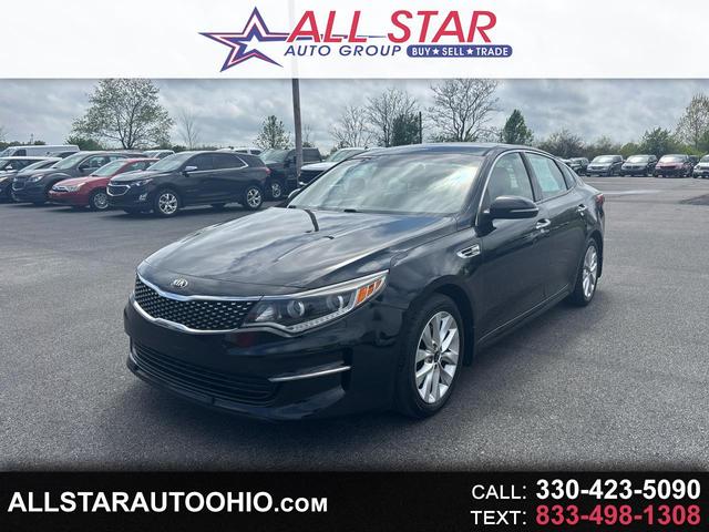 Black 2016 Kia Optima EX Sedan Front-Wheel Drive Automatic