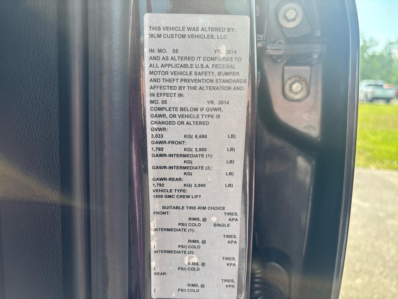 GMC Sierra 1500 4WD Double Cab 143.5" SLT 2014