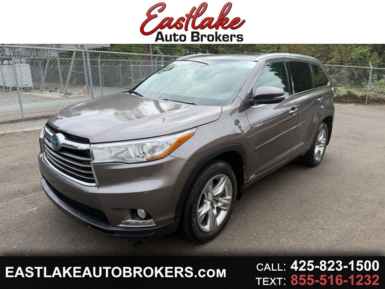 Toyota Highlander Hybrid Limited AWD 2016