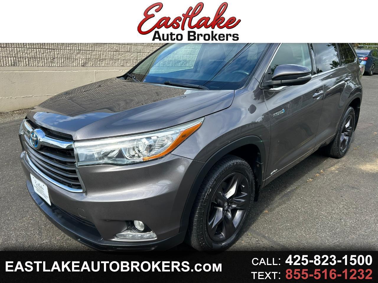 Toyota Highlander Hybrid Limited AWD 2016
