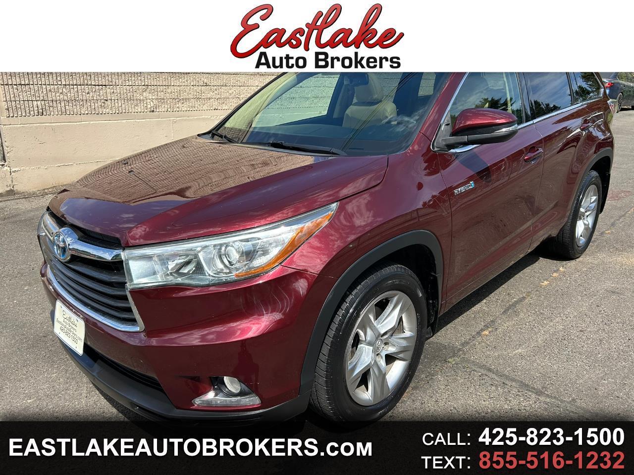 Toyota Highlander Hybrid Limited AWD 2015