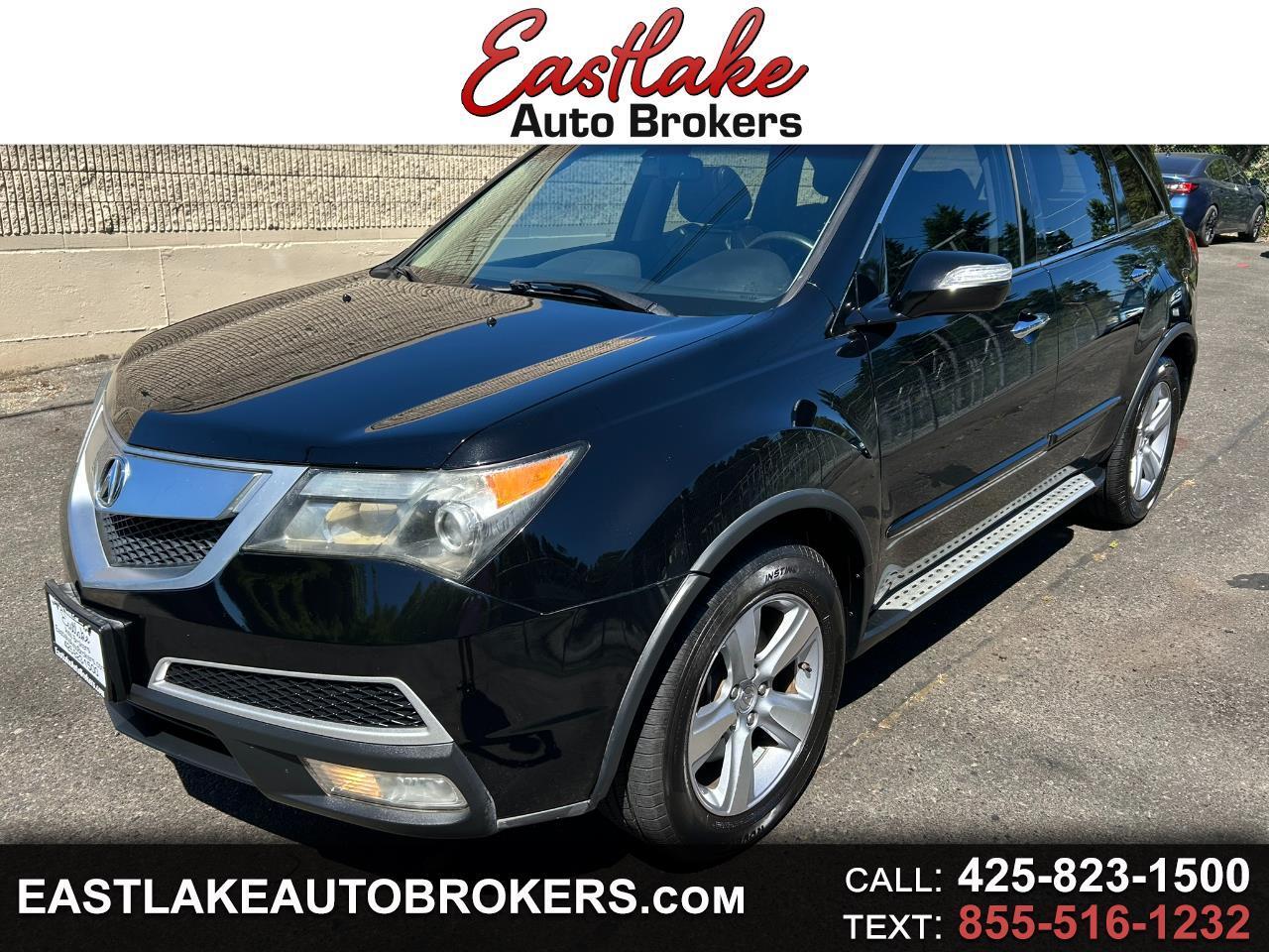 2012 Acura MDX 6-Spd AT w/Tech Package