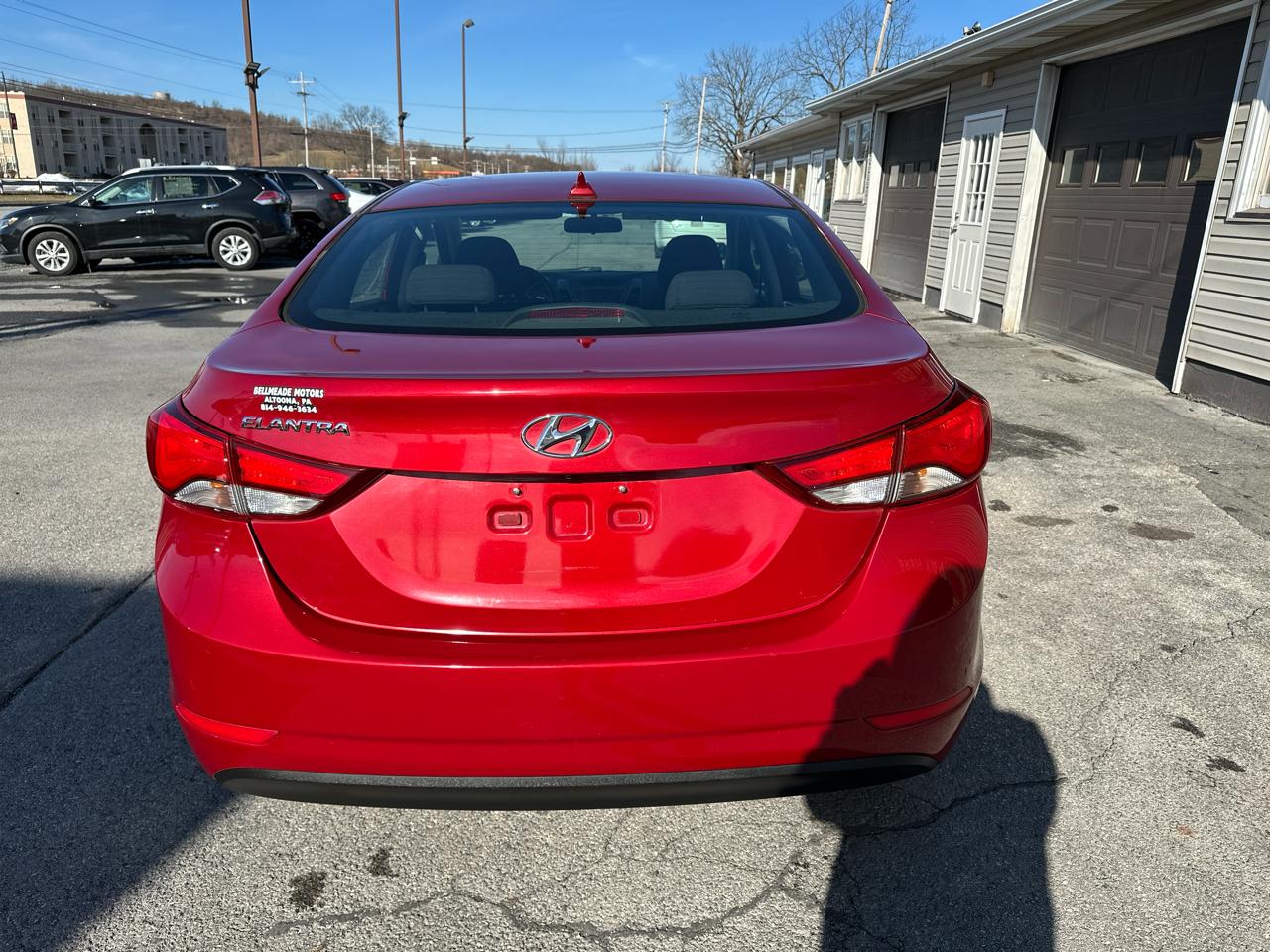 Hyundai Elantra 4dr Sdn Auto Value Edition (Ulsan Plant) 2016