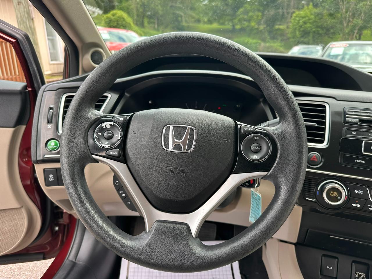 Honda Civic EX Sedan 5-Speed AT 2013