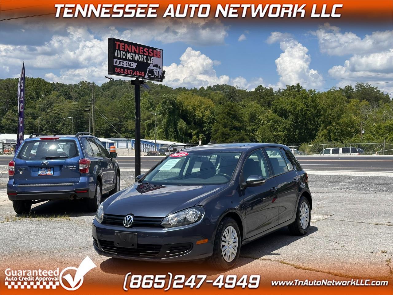 Volkswagen Golf 2.5L Conv & Sunroof 4 Door PZEV 2014