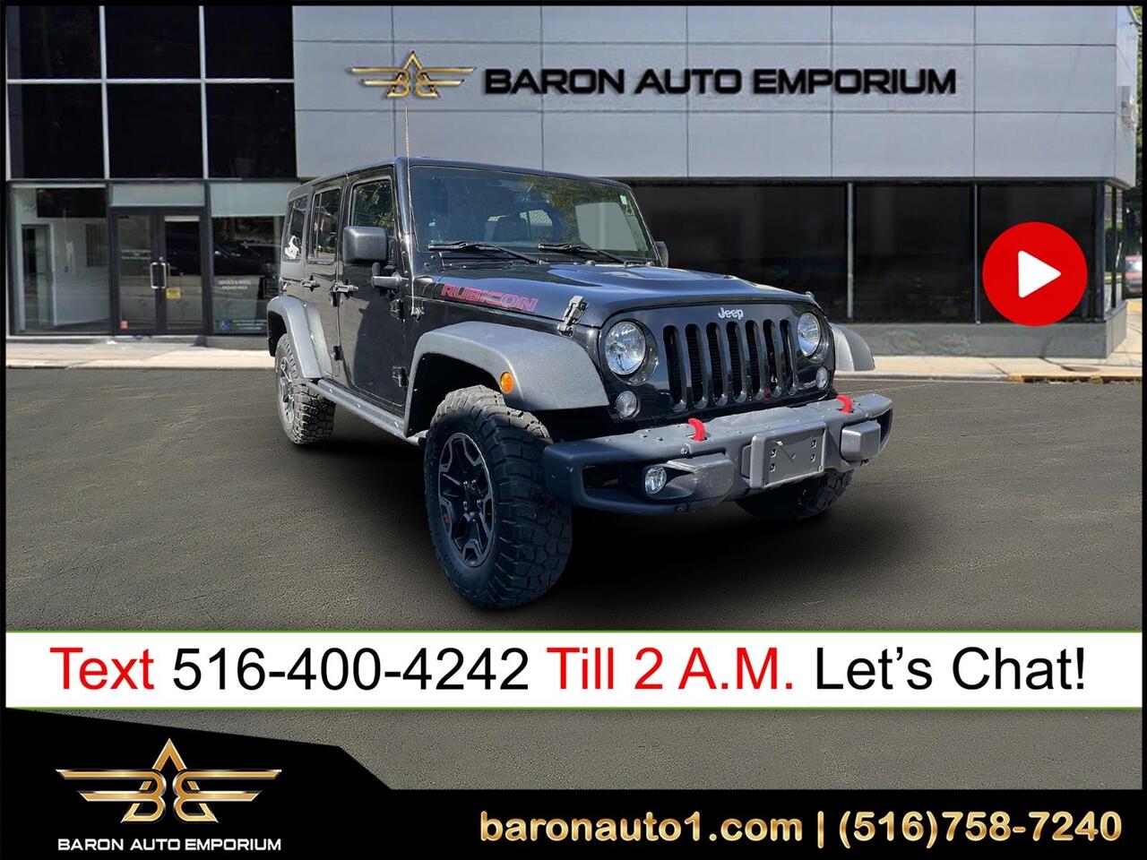 2016 Jeep Wrangler Unlimited 4WD 4dr Rubicon Hard Rock