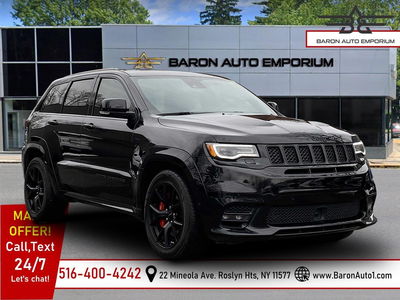 Used 2020 Jeep Grand Cherokee SRT 4WD for Sale in Roslyn Heights NY