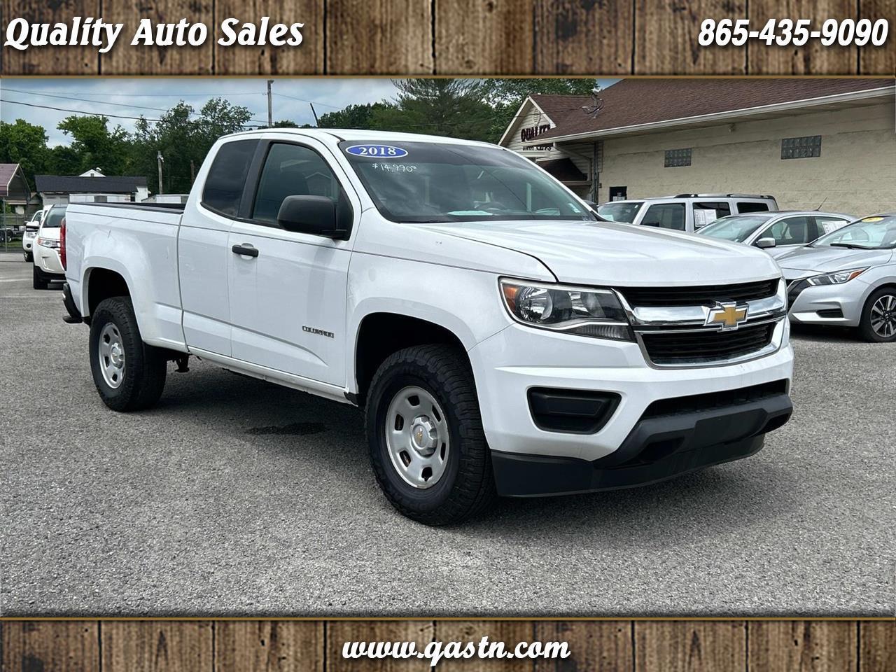 2018 Chevrolet Colorado 2WD Ext Cab 128.3 Work Truck