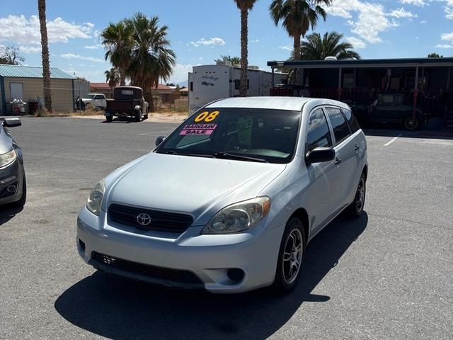 Silver 2008 Toyota Matrix Hatchback Front-Wheel Drive Automatic