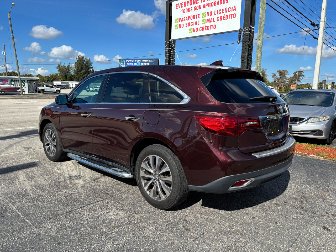 Acura MDX 6-Spd AT w/Tech Package 2015
