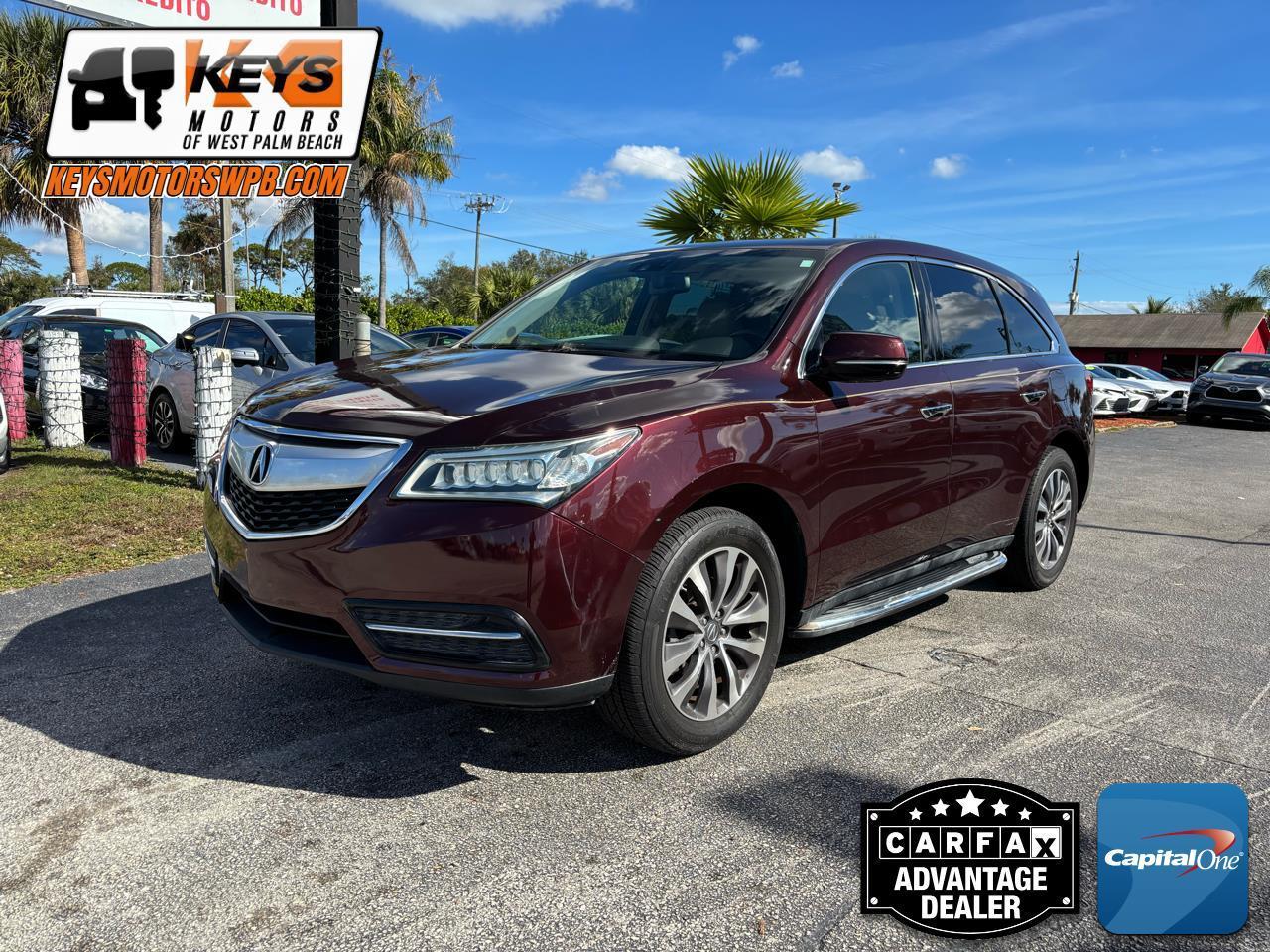 2015 Acura MDX 6-Spd AT w/Tech Package