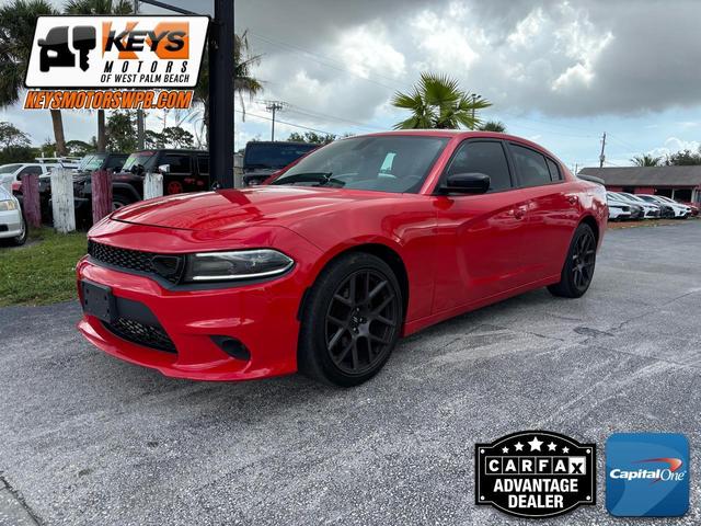 Red 2018 Dodge Charger Sedan Rear-Wheel Drive