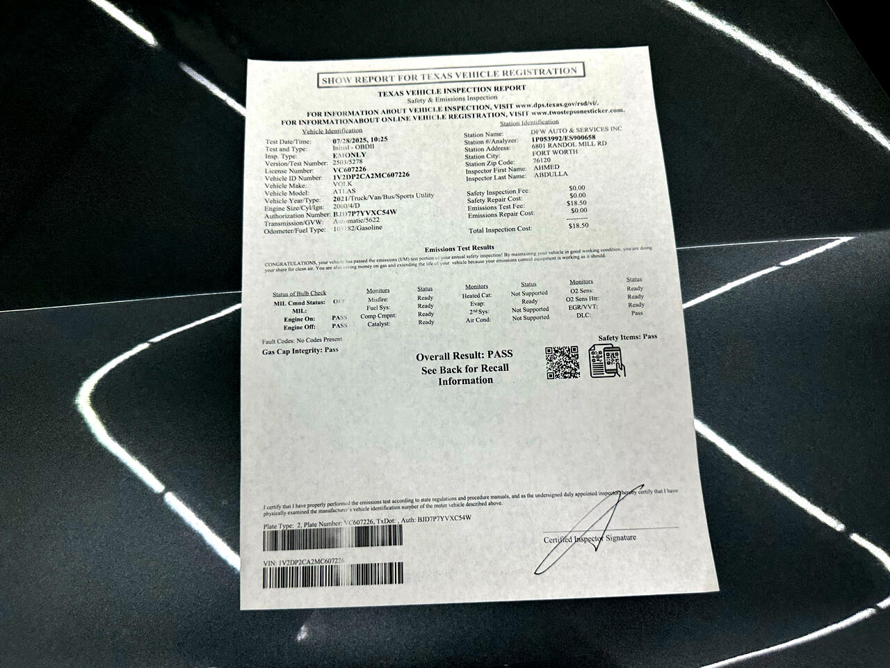 Volkswagen Atlas SE 2021 Volkswagen Atlas SE 2021