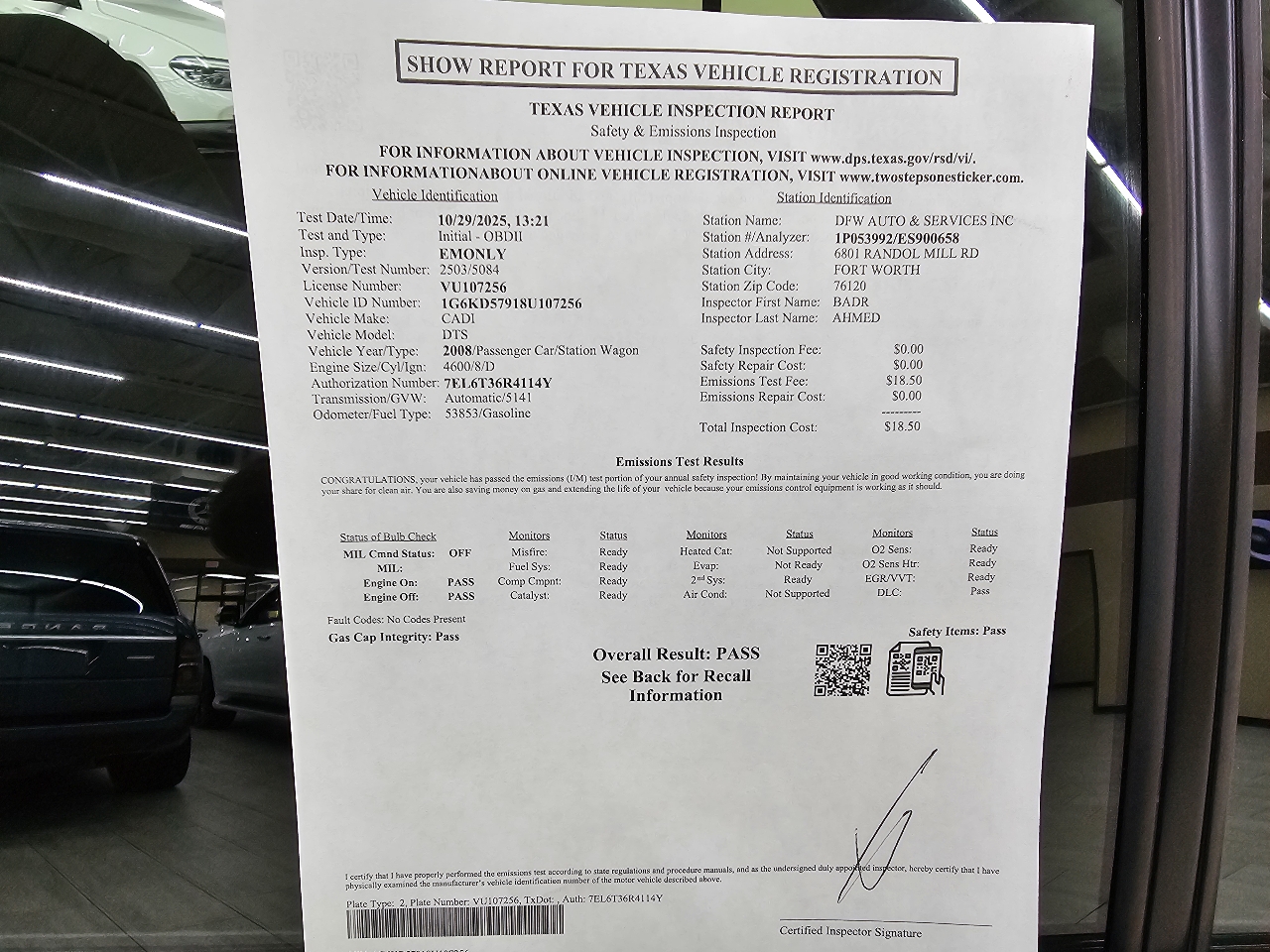 Cadillac DTS Performance 2008 Cadillac DTS Performance 2008