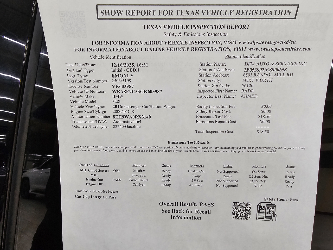 BMW 3-Series 328i Sedan 2016