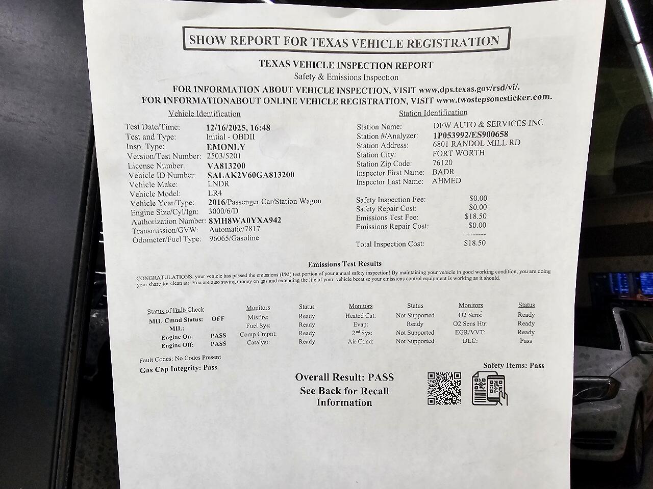 Land Rover LR4  2016