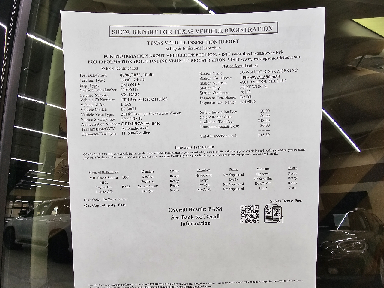 Lexus ES 300h Sedan 2016