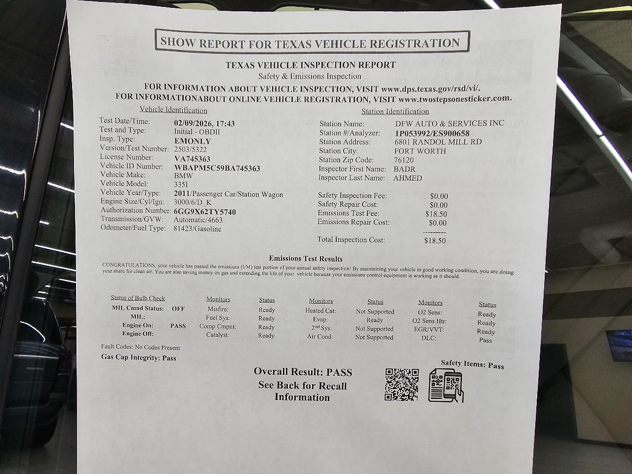 BMW 3-Series 335i 2011