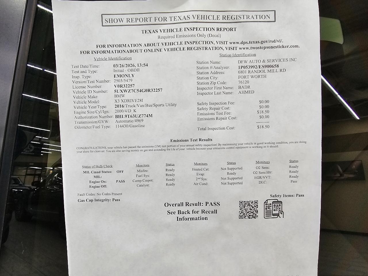 BMW X3 sDrive28i 2016