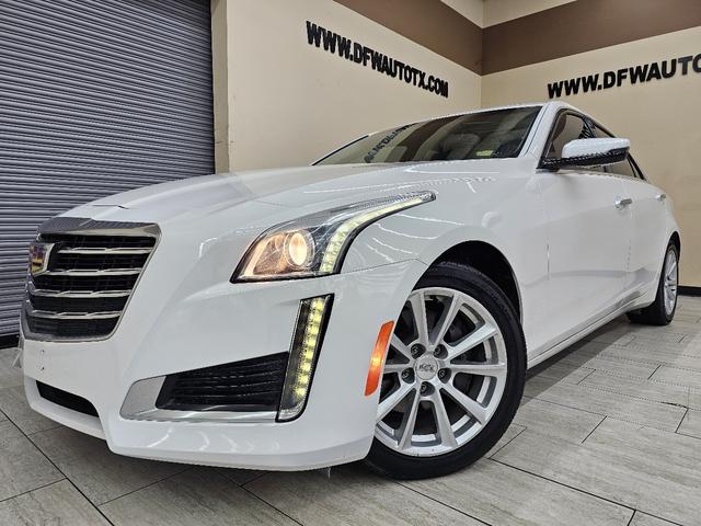 White 2017 Cadillac CTS 2.0T RWD Sedan Rear-Wheel Drive Automatic